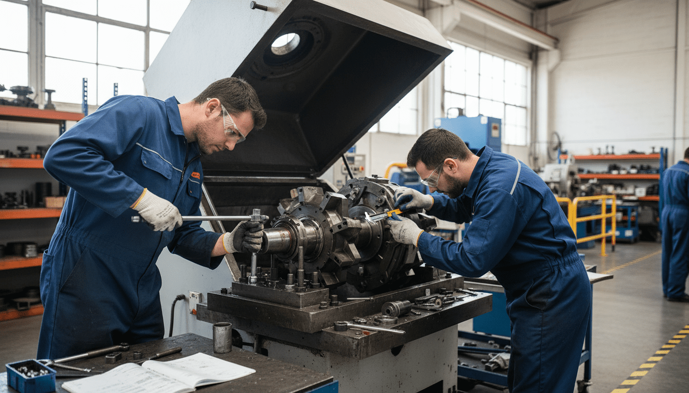 Dispersion kneader troubleshooting guide - technician diagnosing common faults